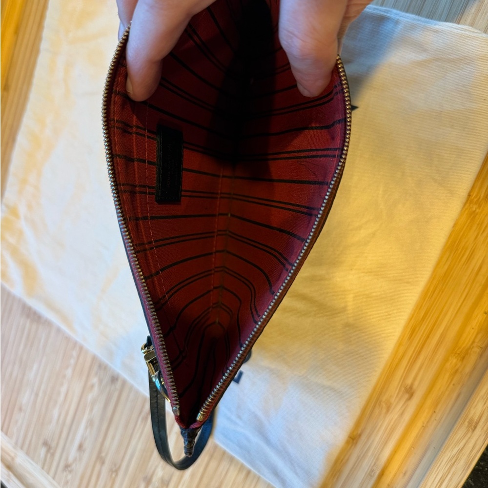 Louis Vuitton Black and Brown Monogram Panda Pouch - Picture 7 of 7